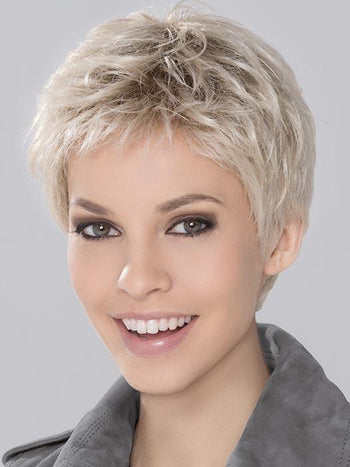 RUN MONO by ELLEN WILLE in LIGHT-CHAMPAGNE-ROOTED | Platinum Blonde, Cool Platinum Blonde, and Light Golden Blonde blend