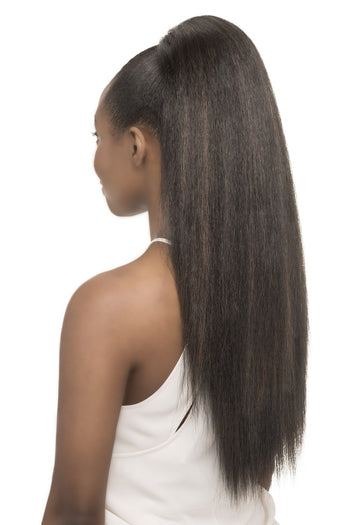 HPB-NIA - 26" NATURAL PERM PONYTAIL WITH LAYERED ENDS