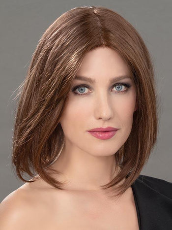 FAMOUS by ELLEN WILLE in CHOCOLATE MIX | Medium to Dark Brown base with Light Reddish Brown highlights